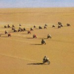 Bikes starting paris-dakar