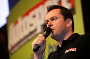 Henry on the mike in 2009