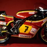 Suzuki RGA500 XR22 of Team Heron Suzuki, carrying the lucky number 7 of Barry Sheene
