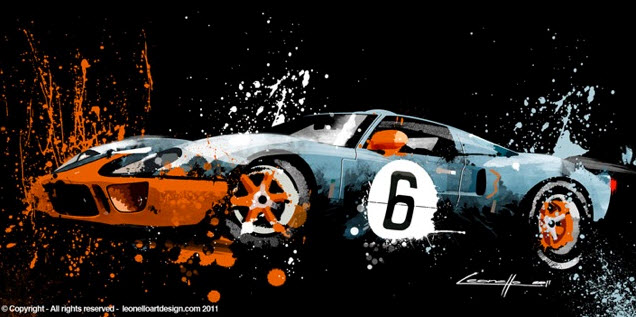 Digital Dripping The Art Of Michele Leonello Motorsport