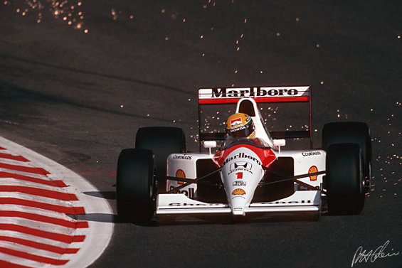 Senna 1991 Belgium