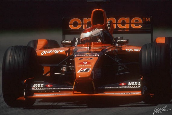 Herta liked the look of the Orange Arrows F1 cars Image Cahier Archive