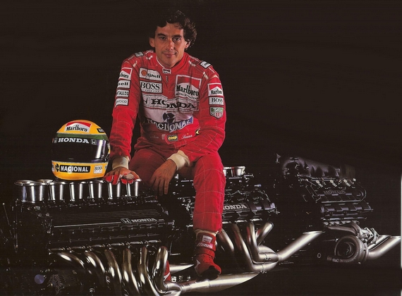 Photo of the day: Senna and Honda - Motorsport Retro