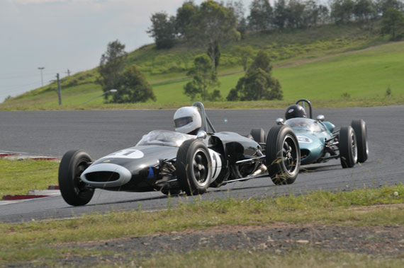 Maurice Blackwood Lotus 20 and Noel Bryen Rennmax FJs1