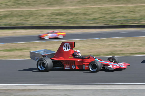 Warwick Brown in Stan Redmond’s Lola T333 CS Warwick Brown in Stan Redmond’s Lola T333 CS