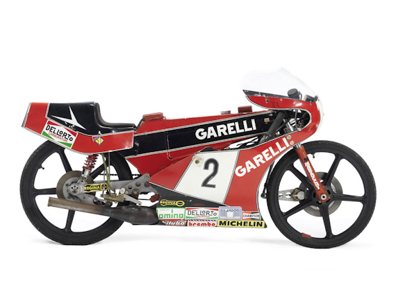 ex-Eugenio Lazzarini 1983 Garelli 50cc Grand Prix Racing Motorcycle