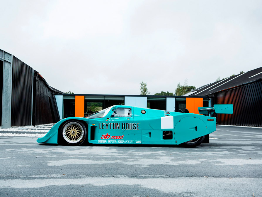 Awesome in Aquamarine ExLeyton House Racing 1988 Porsche 962 CK6 For Sale
