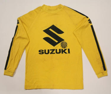 vintage suzuki motocross jersey