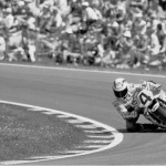 Wayne Gardner hitting the apex