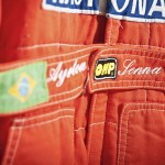 Ayrton Senna Helmet and Race Suit