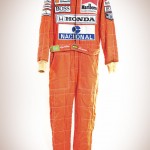 Ayrton Senna Helmet and Race Suit