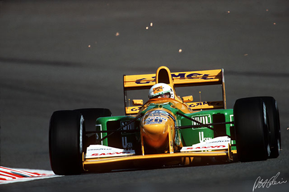 Photo F1 Vintage Martin Brundle Camel Benetton Ford - Tirappe Années 1900, Neuve