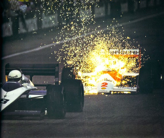 Photo of the day Stefan Johansson flying blind 