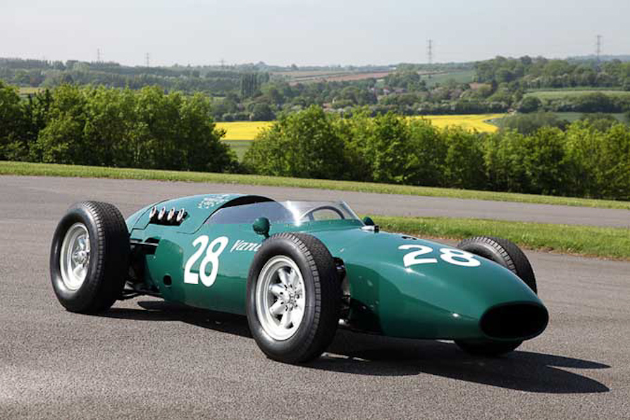 dinky vanwall racing car