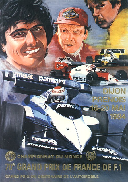 1984 Formula One Program covers - Motorsport Retro
