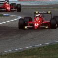 Gerhard Berger and Michele Alboreto Monza 1988
